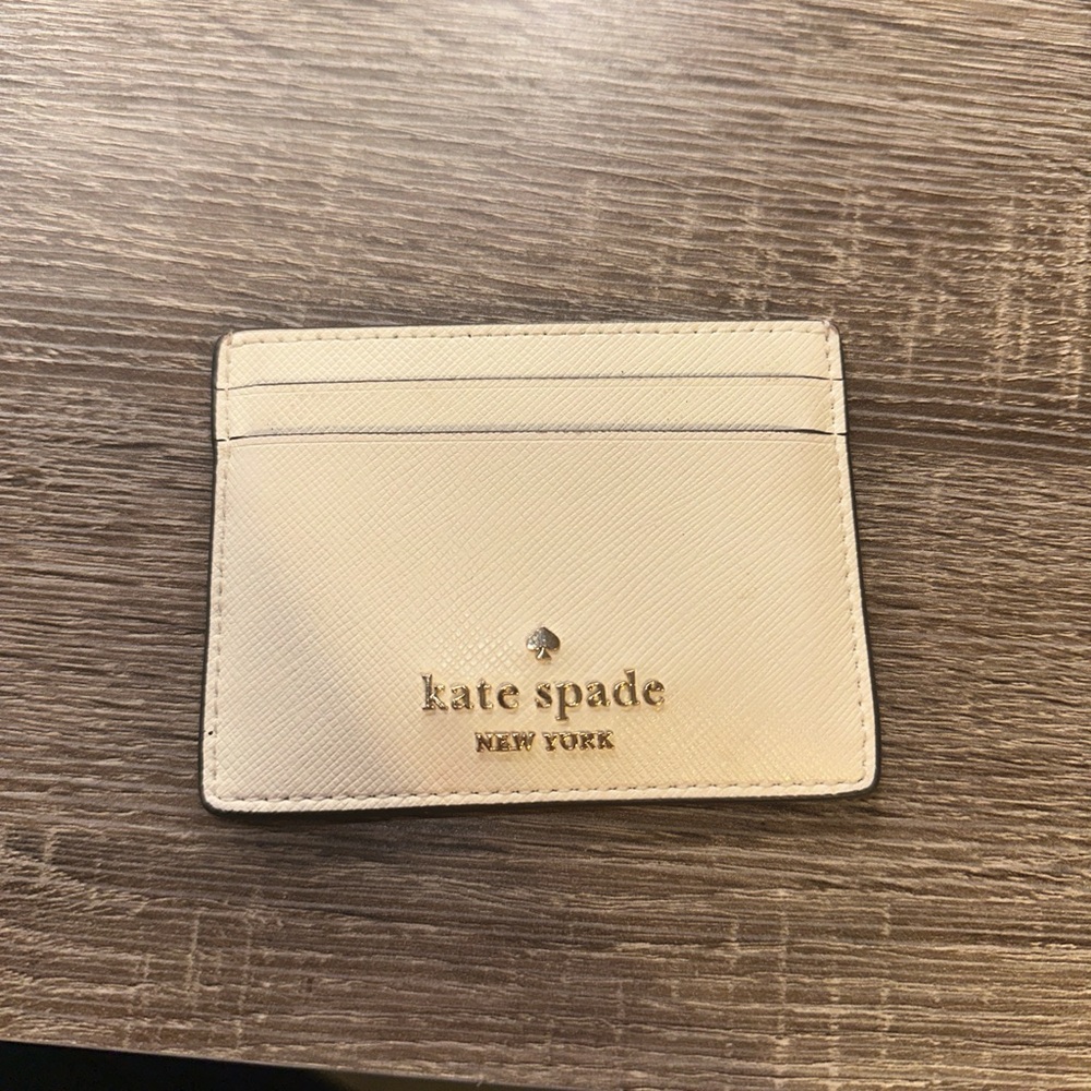Kate Spade Cream Card Holder